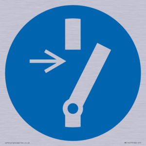 Mandatory: Disconnect before carrying out maintenance or repair